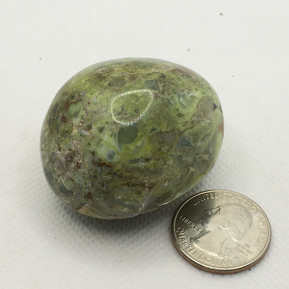 Apple Green Opal Palm Stone