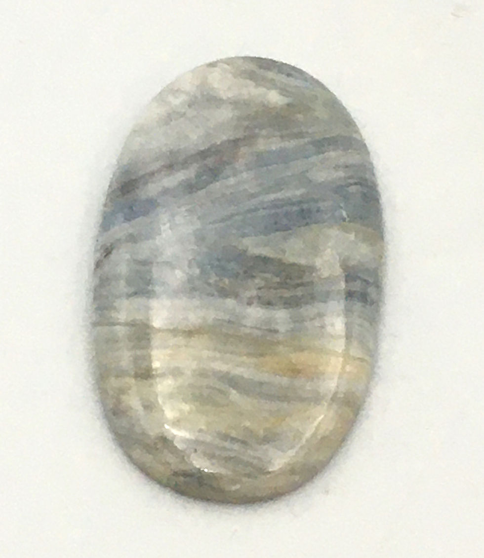 Blue Scheelite Cabachon