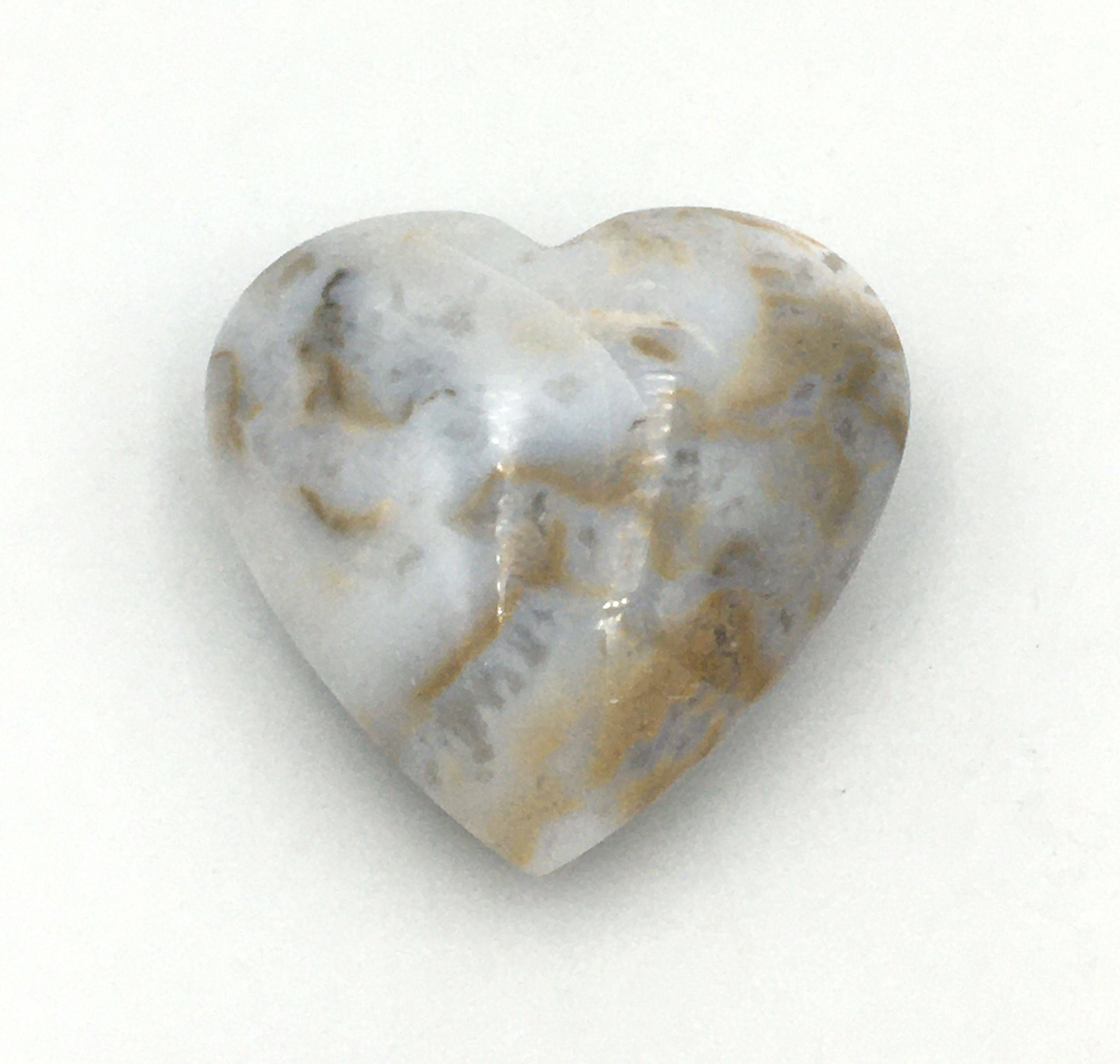 Dendritic Opal Heart