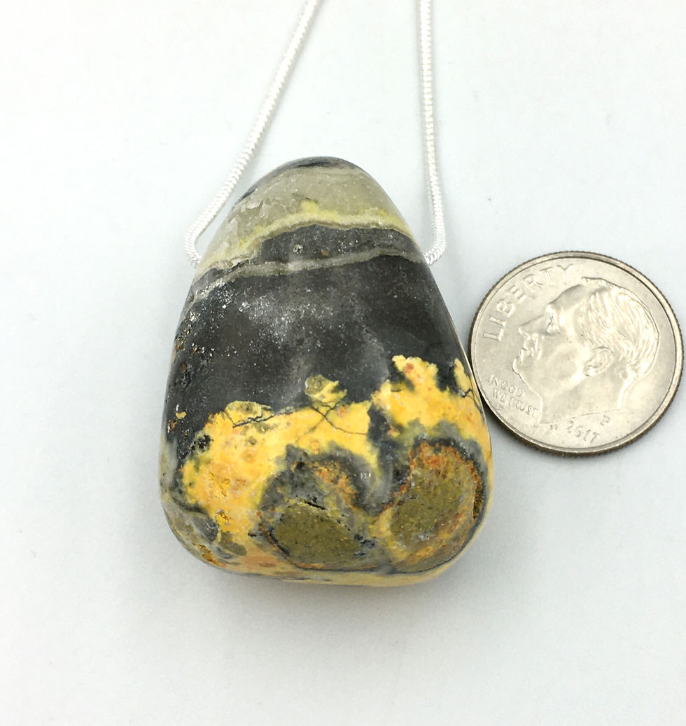 Thumbnail: Bumblebee Jasper Necklace