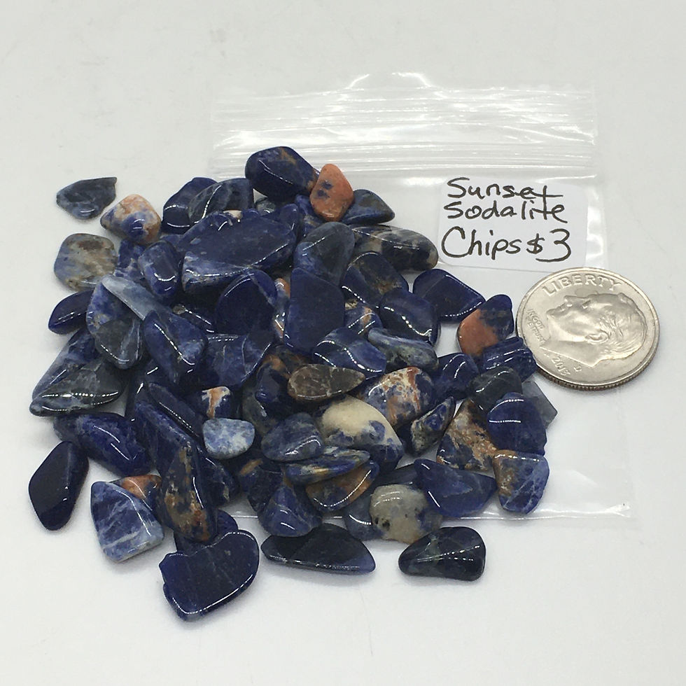 Sunset Sodalite Chips