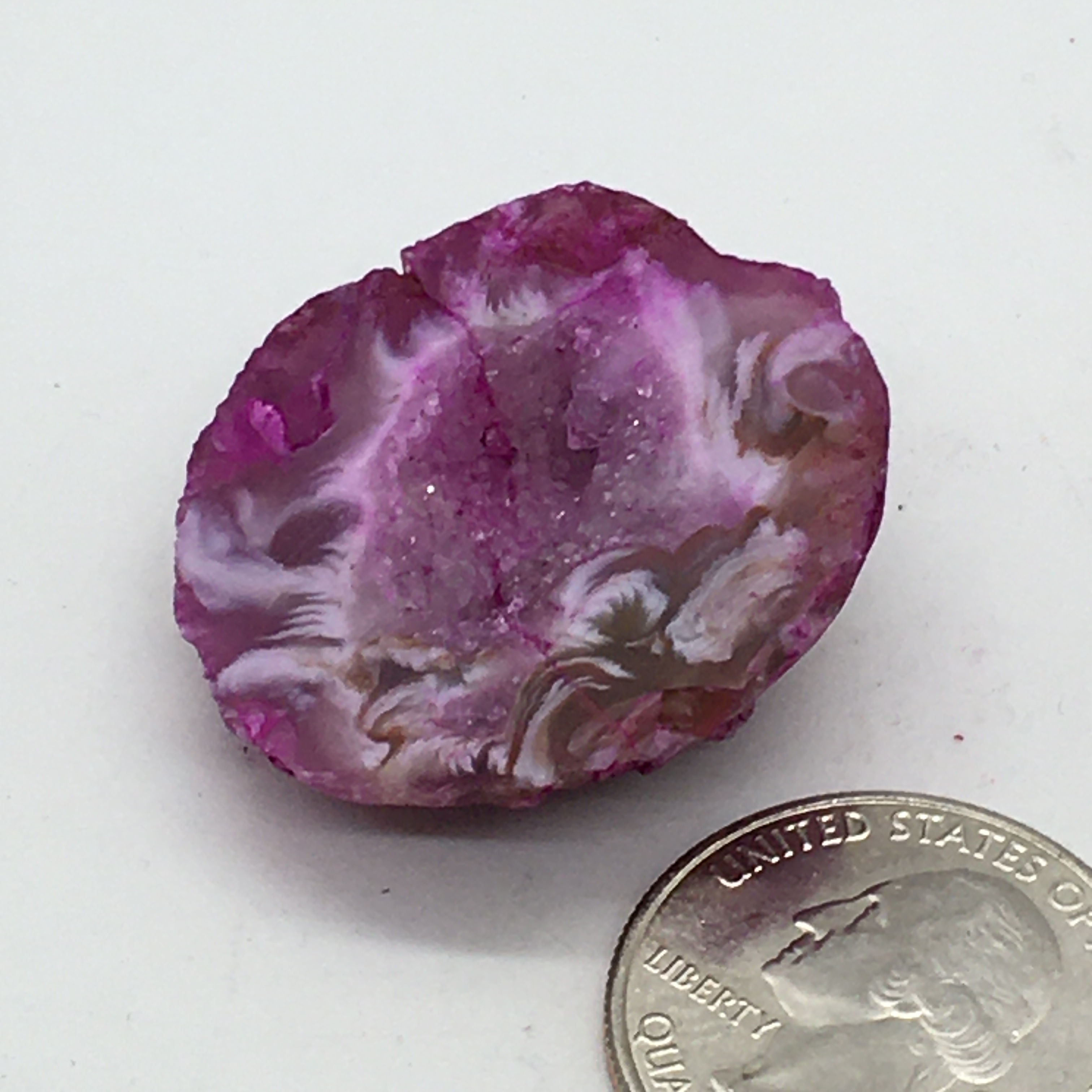 Pink Agate Geode