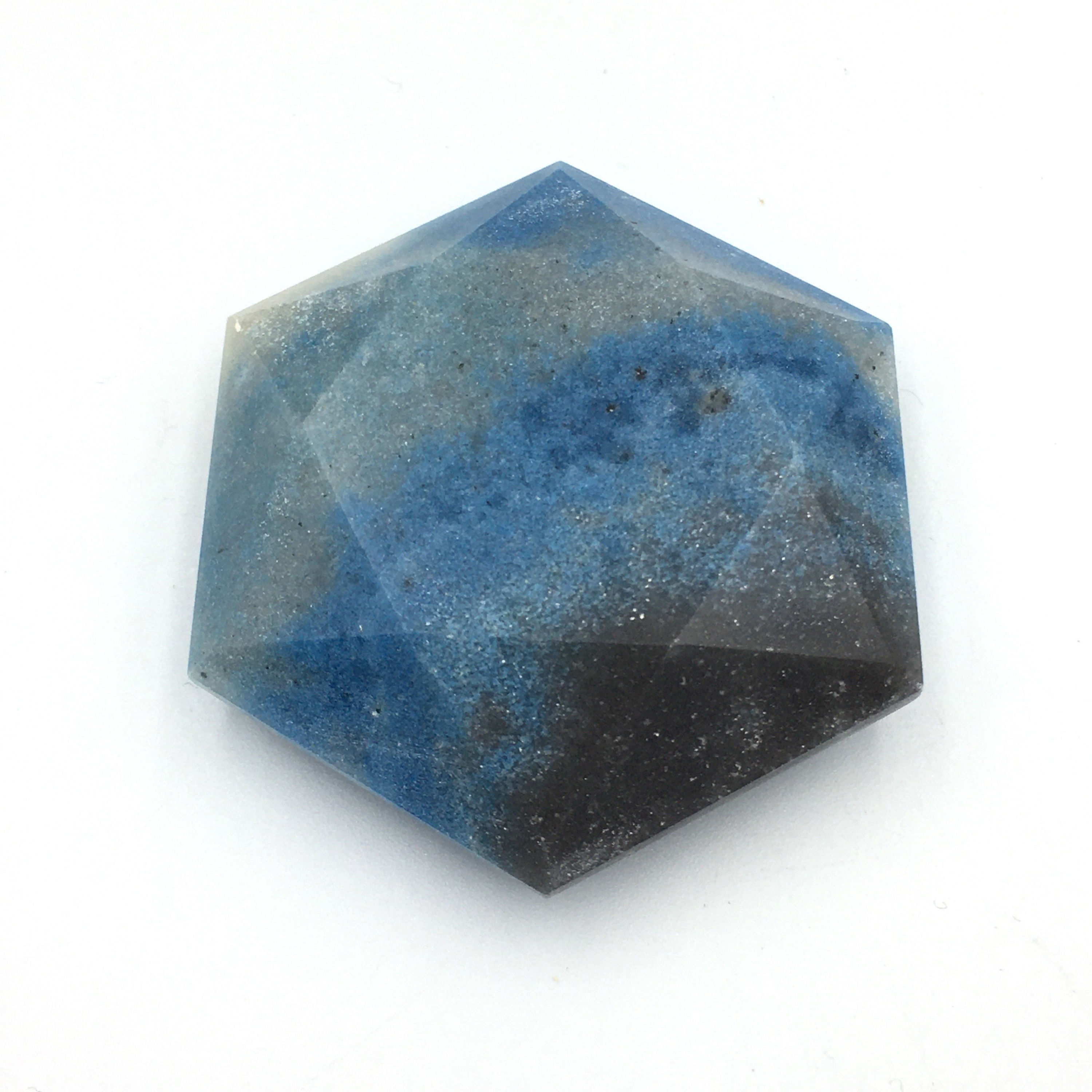 Trolleite Faceted Hexagon Shape