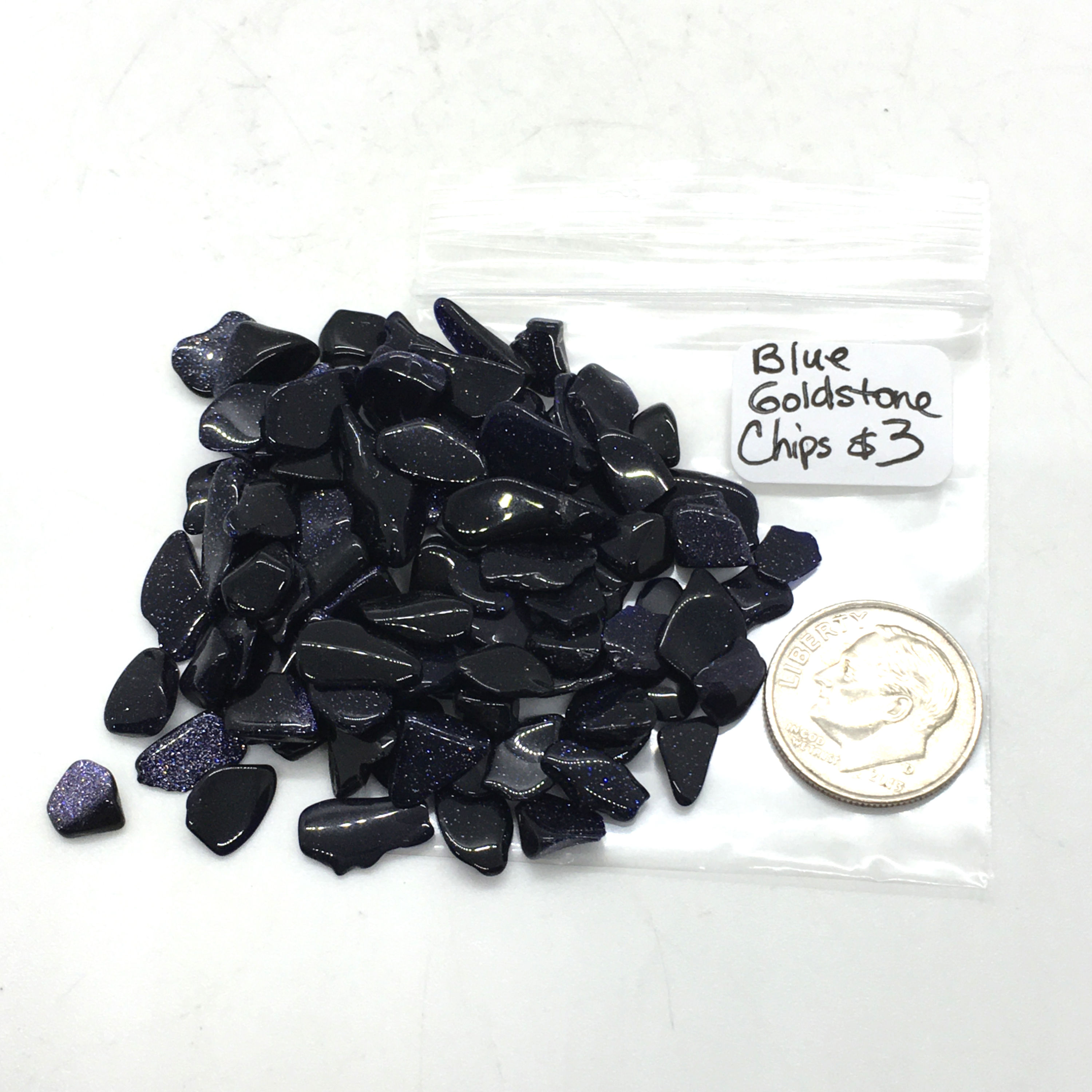 Blue Goldstone Chips