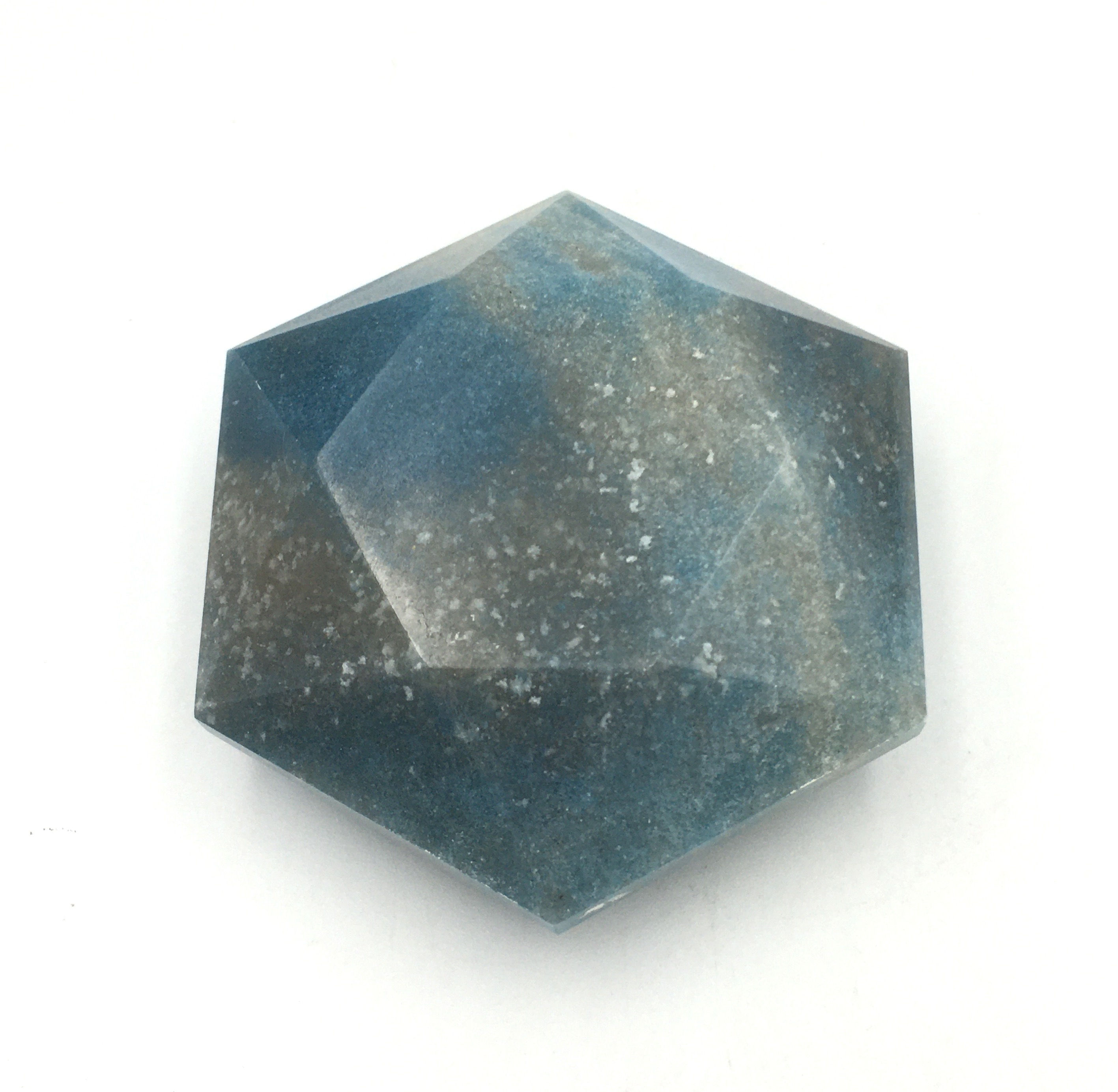 Trolleite Faceted Hexagon Shape