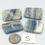 Thumbnail: Blue Scheelite AKA Lapis Lace Onyx Flat Smooth Stone / Slices
