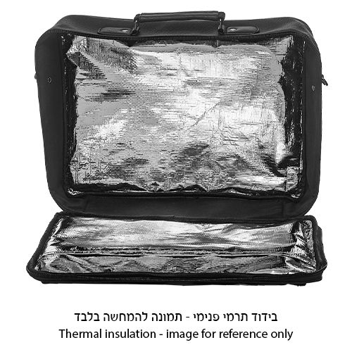 תמונה ממוזערת: תיק טלית קטן גוון שחור פיו מפואר אותיות בולטות כתר