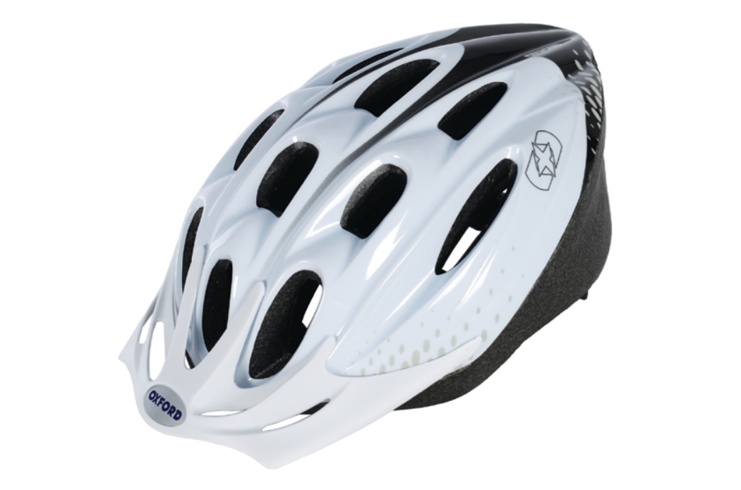 Oxford F15 Helmet – White/Black