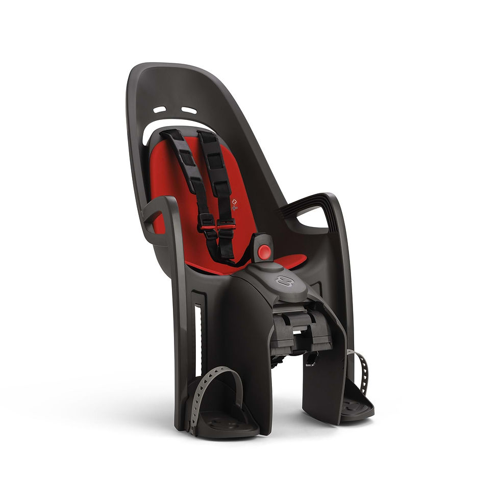 Thumbnail: HAMAX ZENITH CHILD BIKE SEAT WITH CARRIER ADAPTER