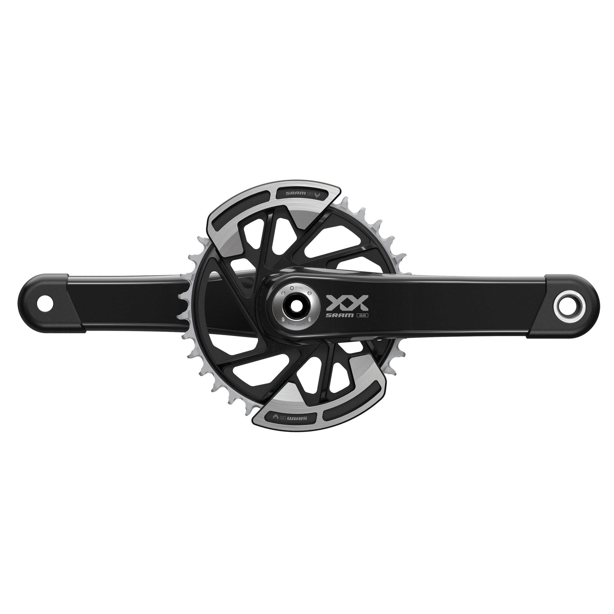 SRAM CRANKSET XX EAGLE Q174 55MM CHAINLINE DUB MTB WIDE BLACK 2-GUARDS 32T T-TYP
