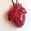 Thumbnail: Stylized Cherry Red Anatomical Heart Pendant