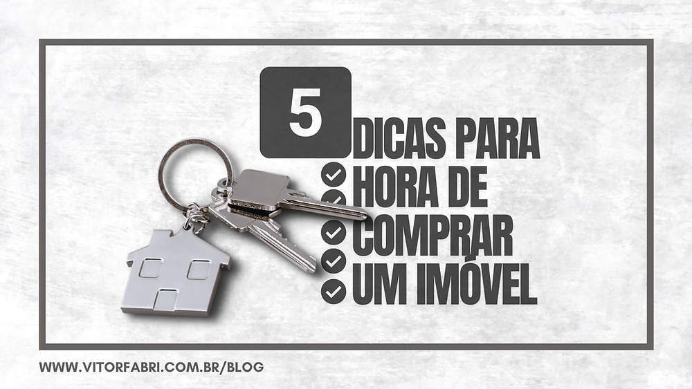 Meu nome é Vitor fabri e sou advogado especializado em direito imobiliario, hoje vim lhe dar 5 dicas excepcionais para hora de você comprar seu imóvel.