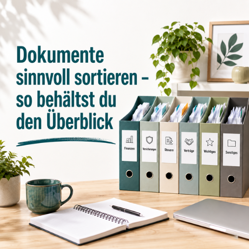 Dokumente sinnvoll sortieren – so behältst du den Überblick