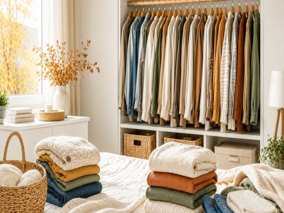 Herbstwechsel Kleiderschrank