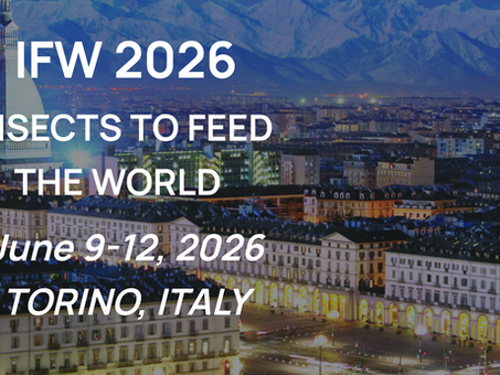 Insects to Feed the World  Torino dal 9 al 12 giugno 2026.