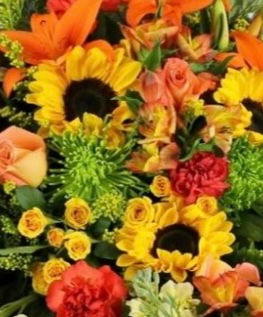 Miniatura: Cross of flowers