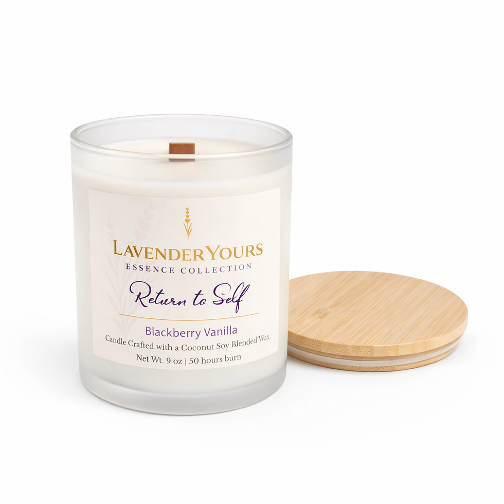 Thumbnail: Blackberry Vanilla Frosted Glass Candle — 11oz Coconut Soy Blend Wooden Wick