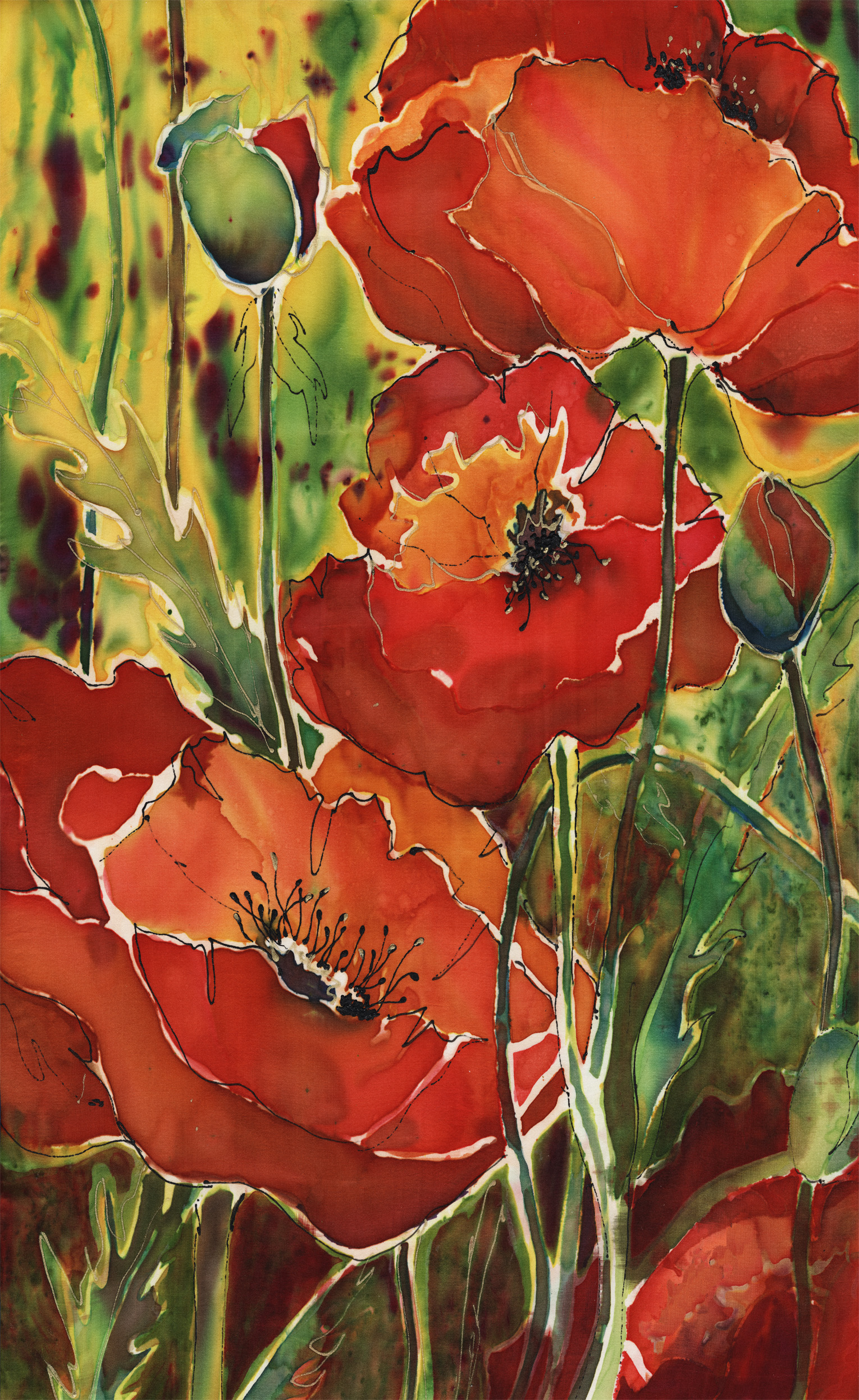 Silk Poppies