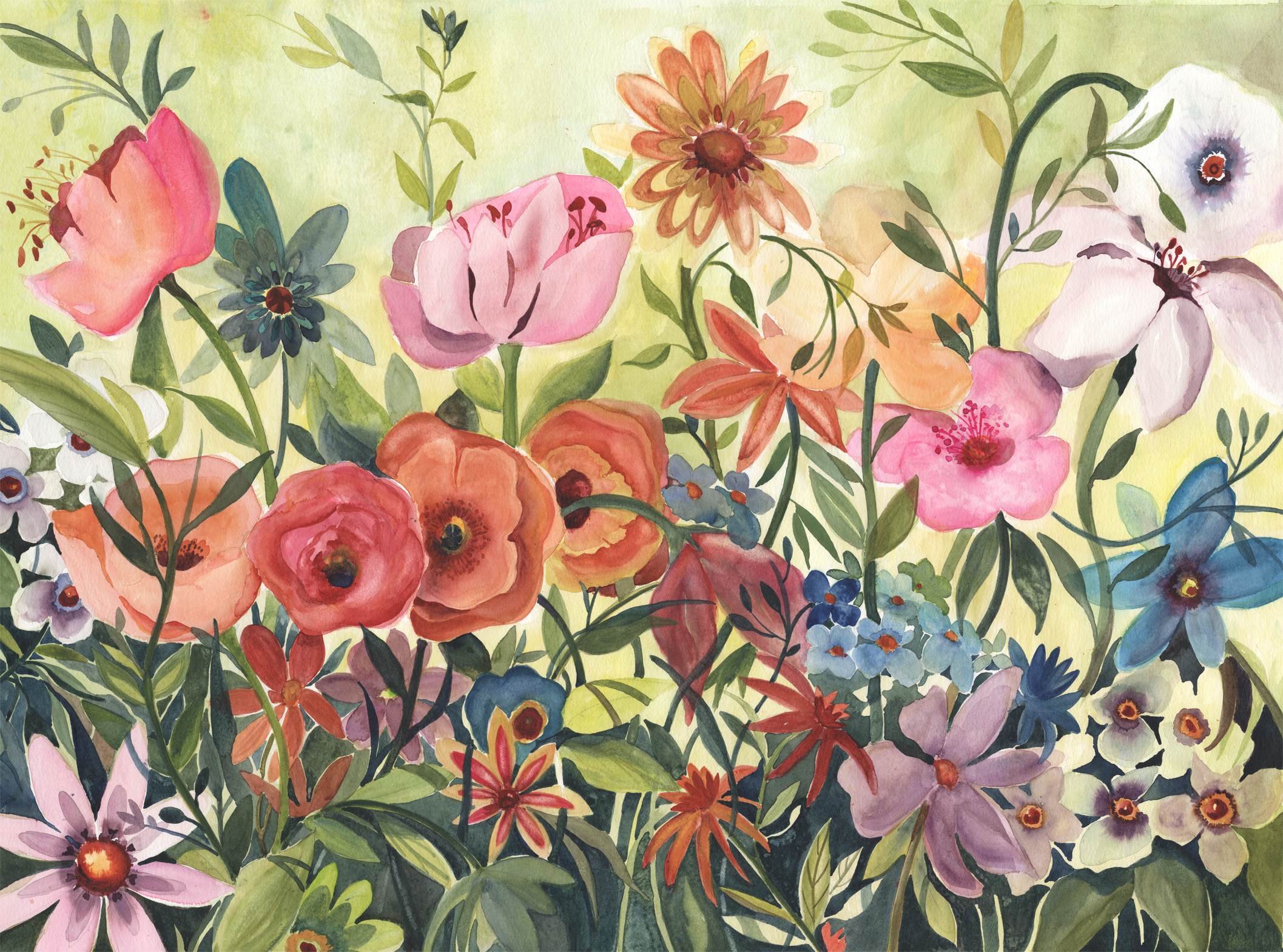 Happy Tangled Garden