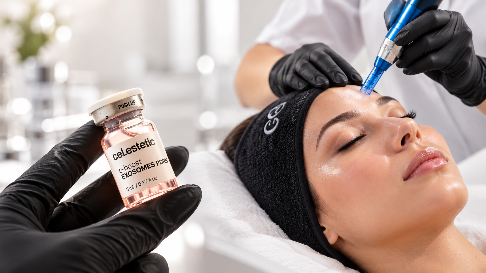Microneedling behandeling gecombineerd met BioLED-therapie bij Skiniek