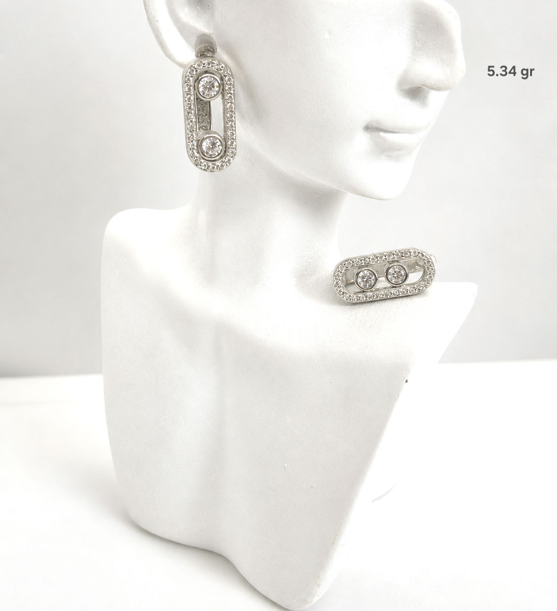 Eternal Spark Silver Earrings 