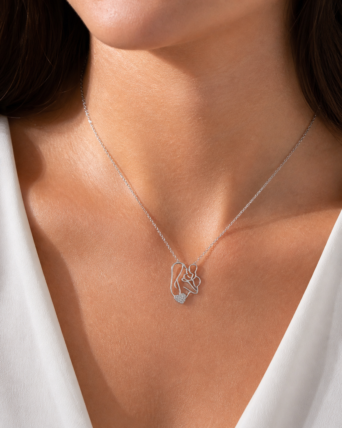 Mom&Baby Silver Chain