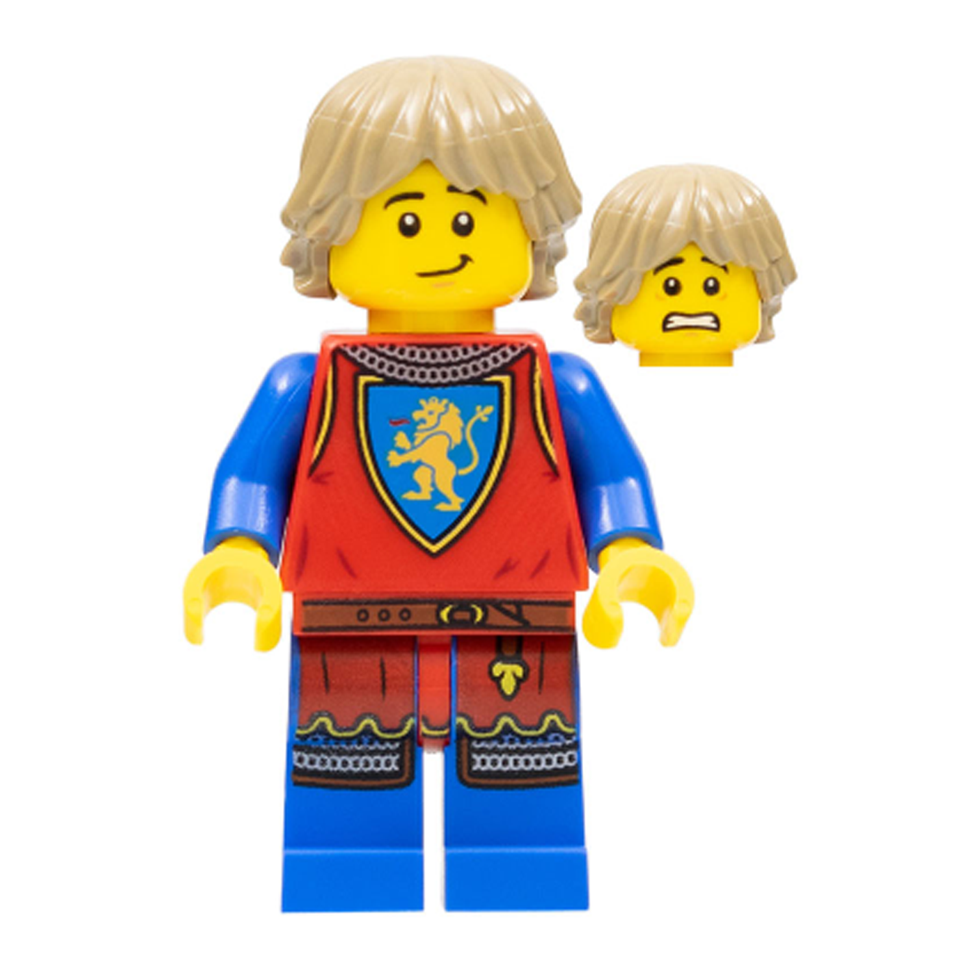 LEGO® Castle - Le chevalier avec les cheveux blonds (blason lion)