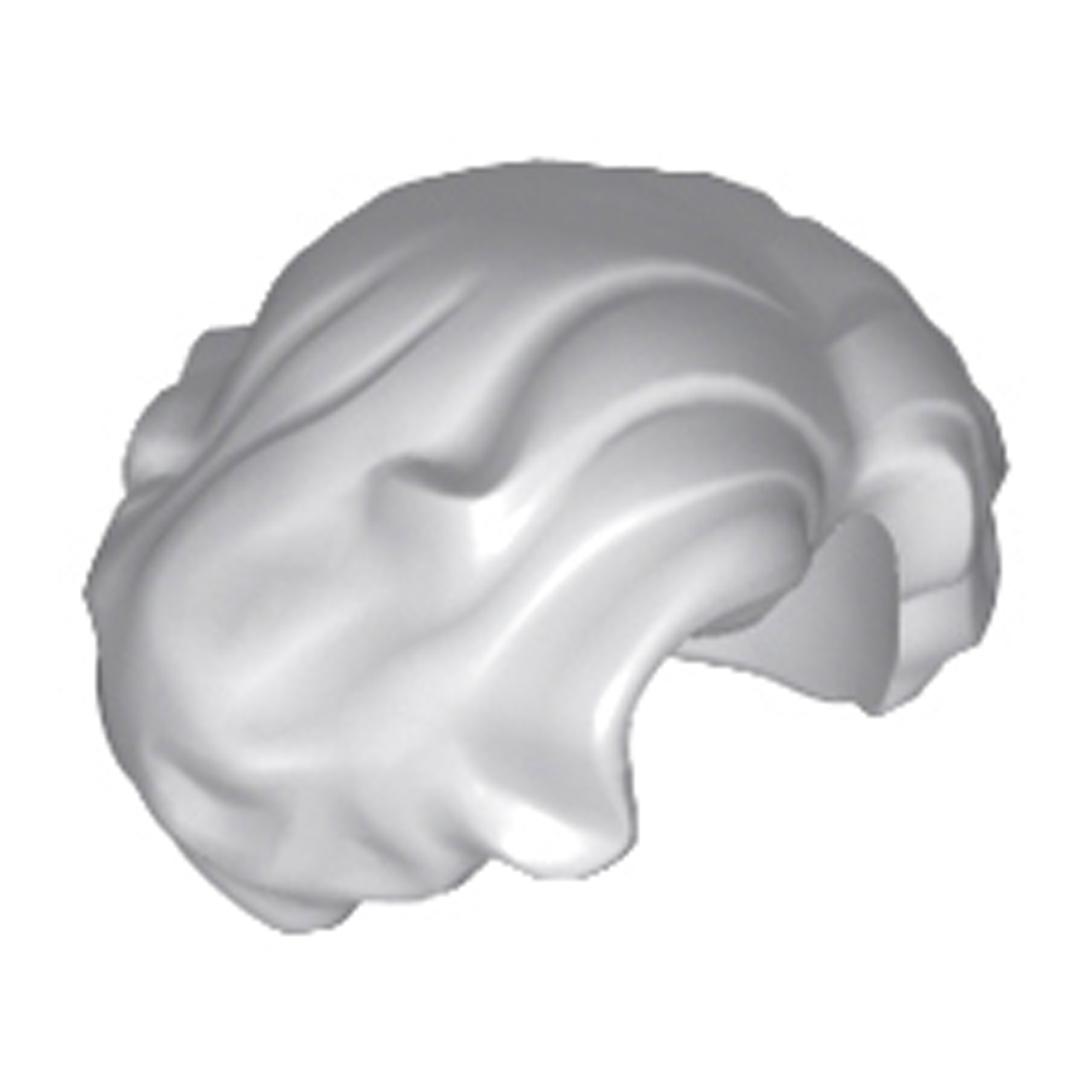 LEGO® Cheveux court ondulés gris