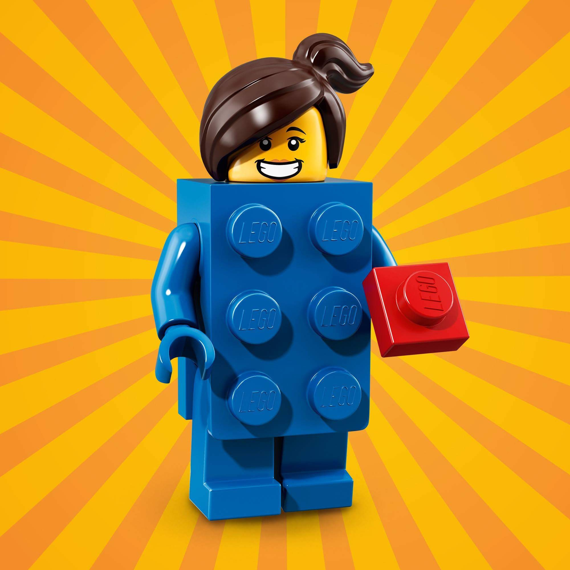 LEGO® Série 18 - La femme déguisée en brique bleue