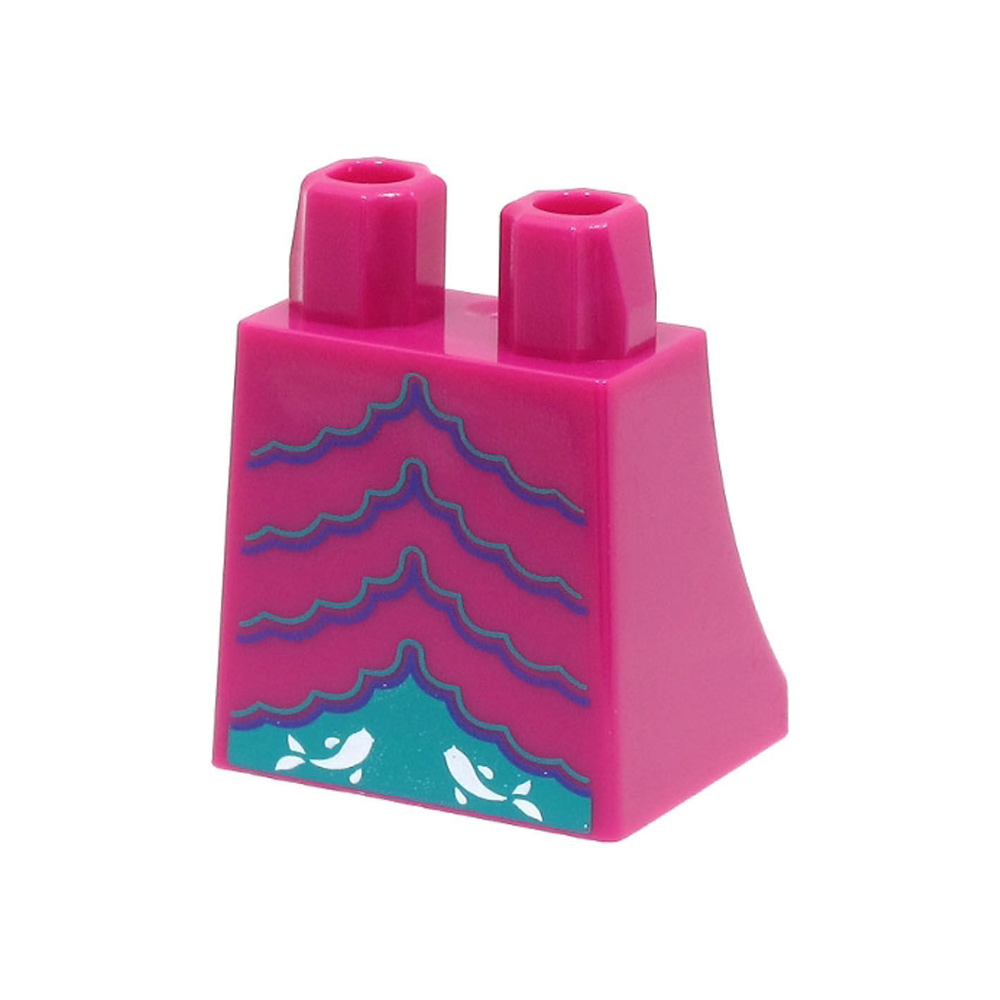 LEGO® La robe turquoise foncé avec motifs koi