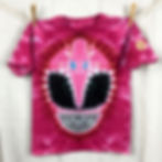 Pink Power Ranger Tie-Dye Shirt