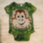Monkey Tie-Dye Onesie