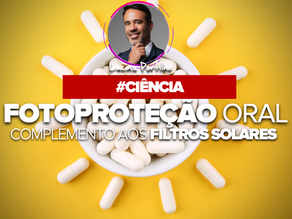 Suplementação oral com Polypodium leucotomos e extrato de laranja vermelha na proteção solar