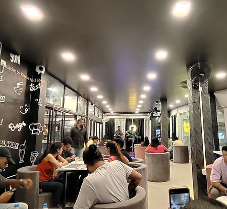 A busy day at opportunity cafe