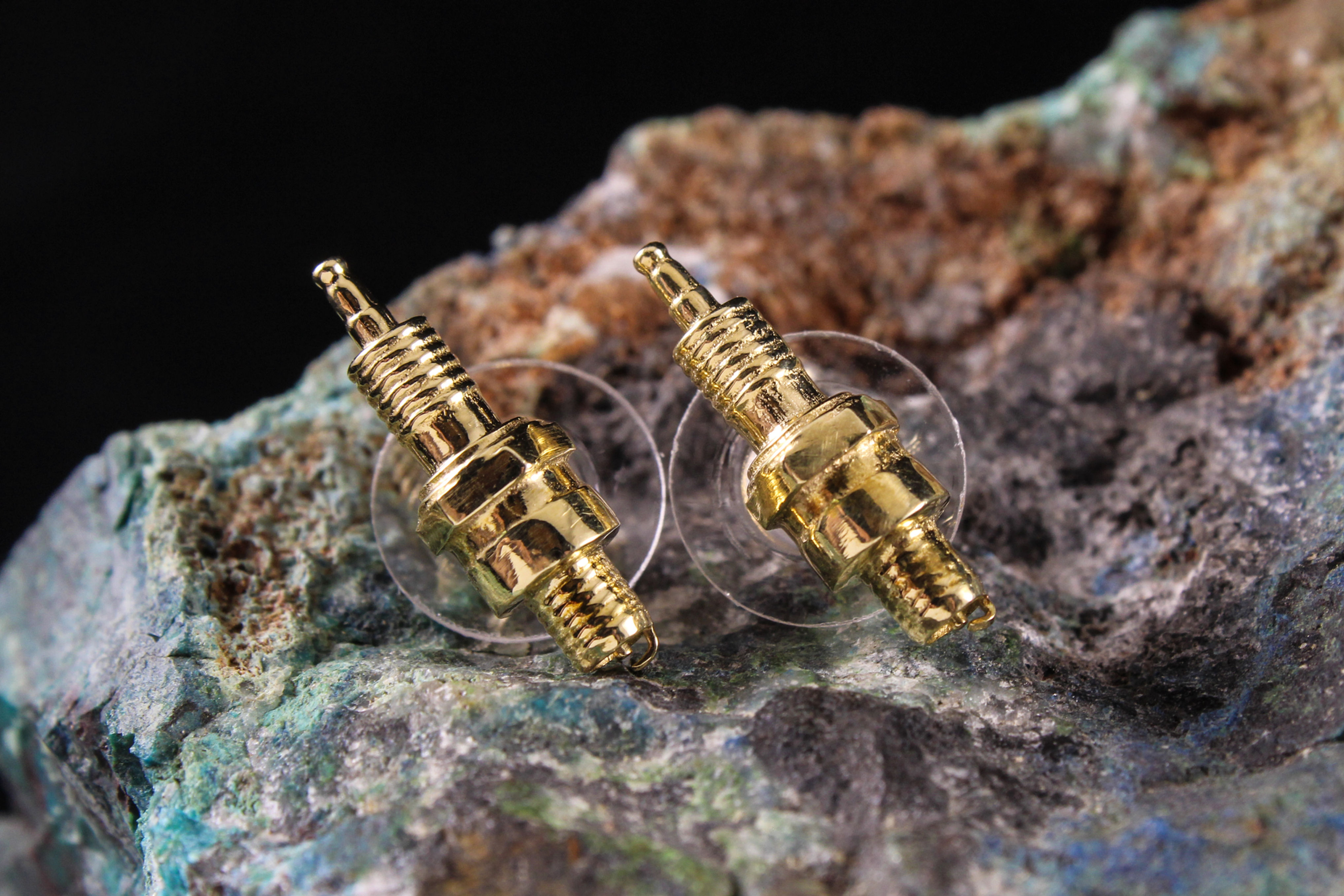 Spark Plug Earrings