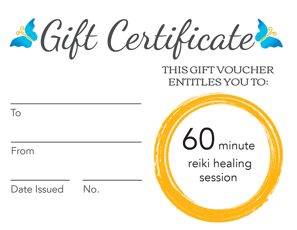 Thumbnail: Gift Certificate for Reiki & Intuitive Message Session