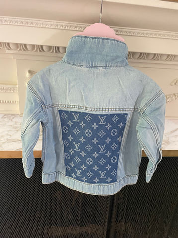 repurposed Louis Vuitton jean jacket