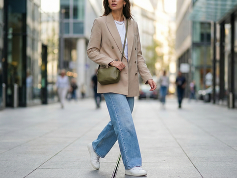 Sokak Stili 2026: Wide-Leg Jean + Blazer ile City Casual Kombin Rehberi