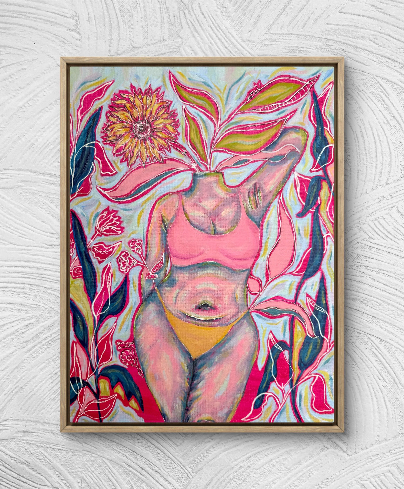 “Birdie” (bur · dee) 12x16 Original on Canvas