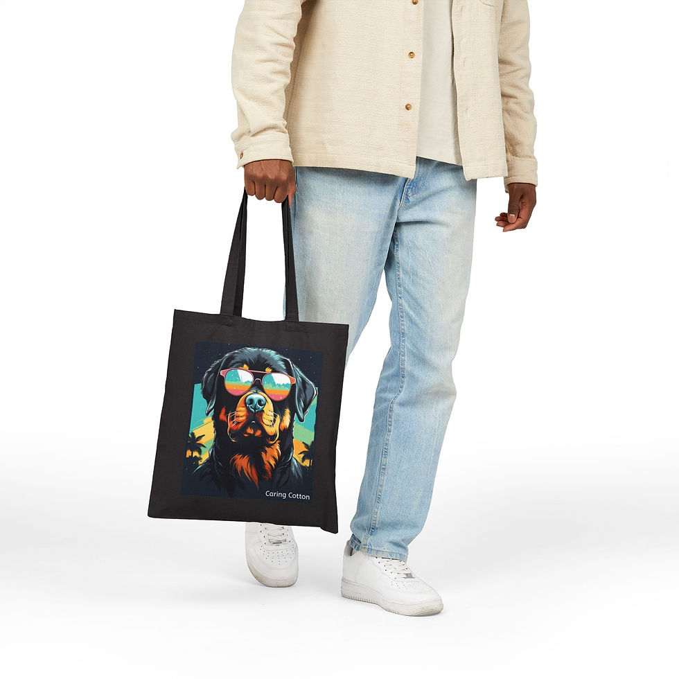 Thumbnail: Dog Lover's Cotton Tote Bag