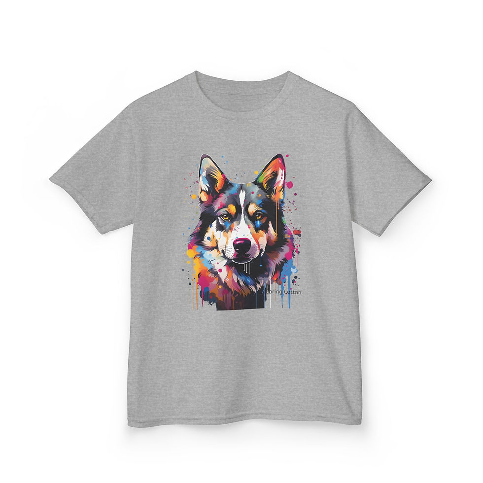 Thumbnail: Kids Siberian Husky Pop Art Tee