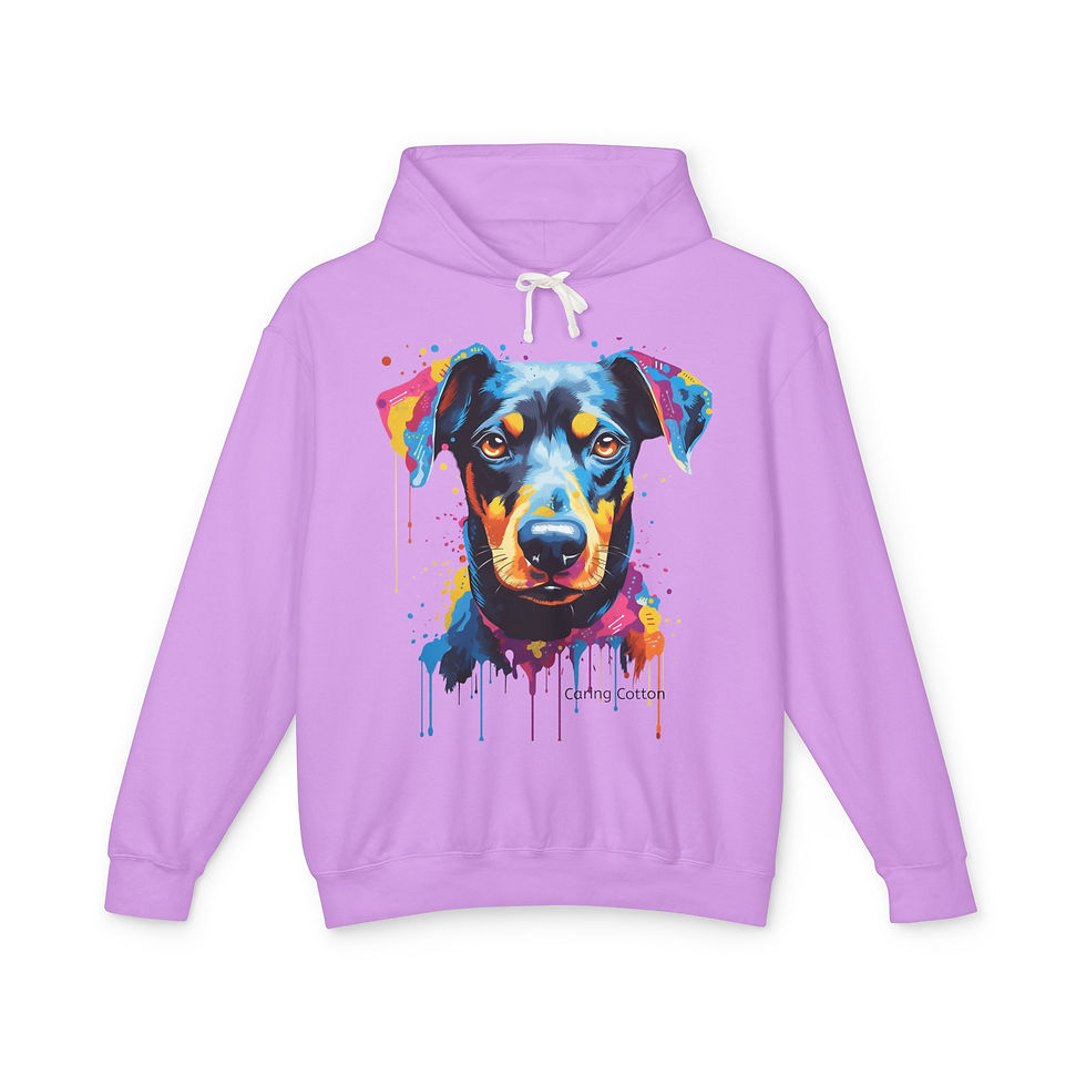Thumbnail: Doberman Pinscher Pop Art Hooded Sweatshirt