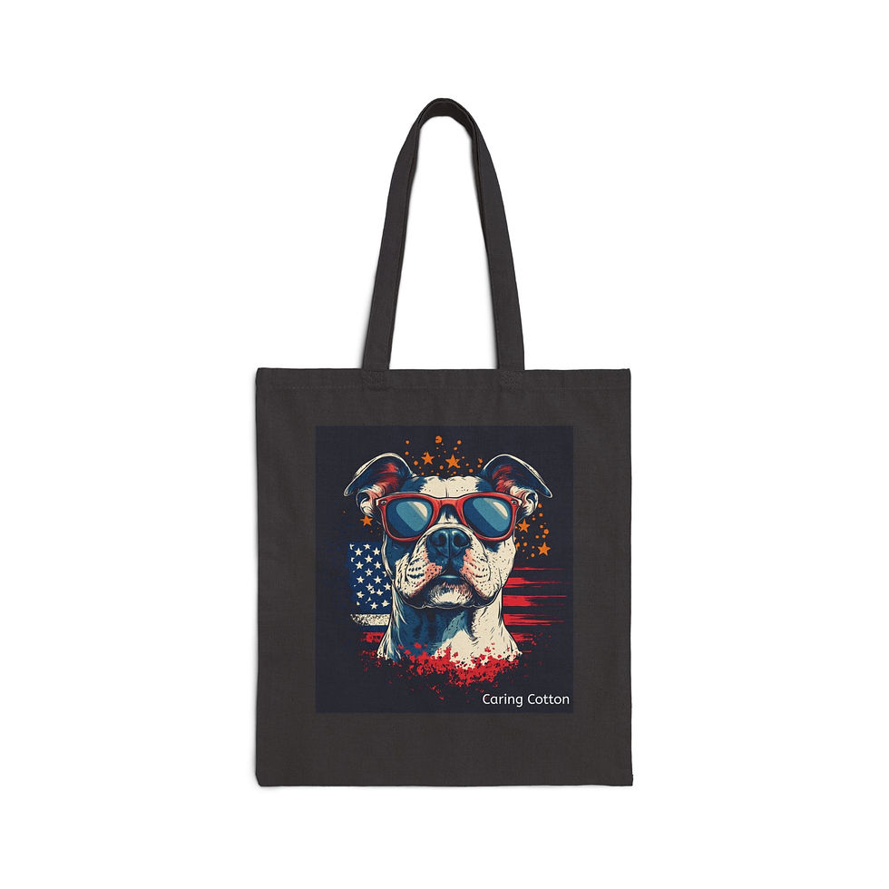 Thumbnail: Dog Lover's Cotton Tote Bag