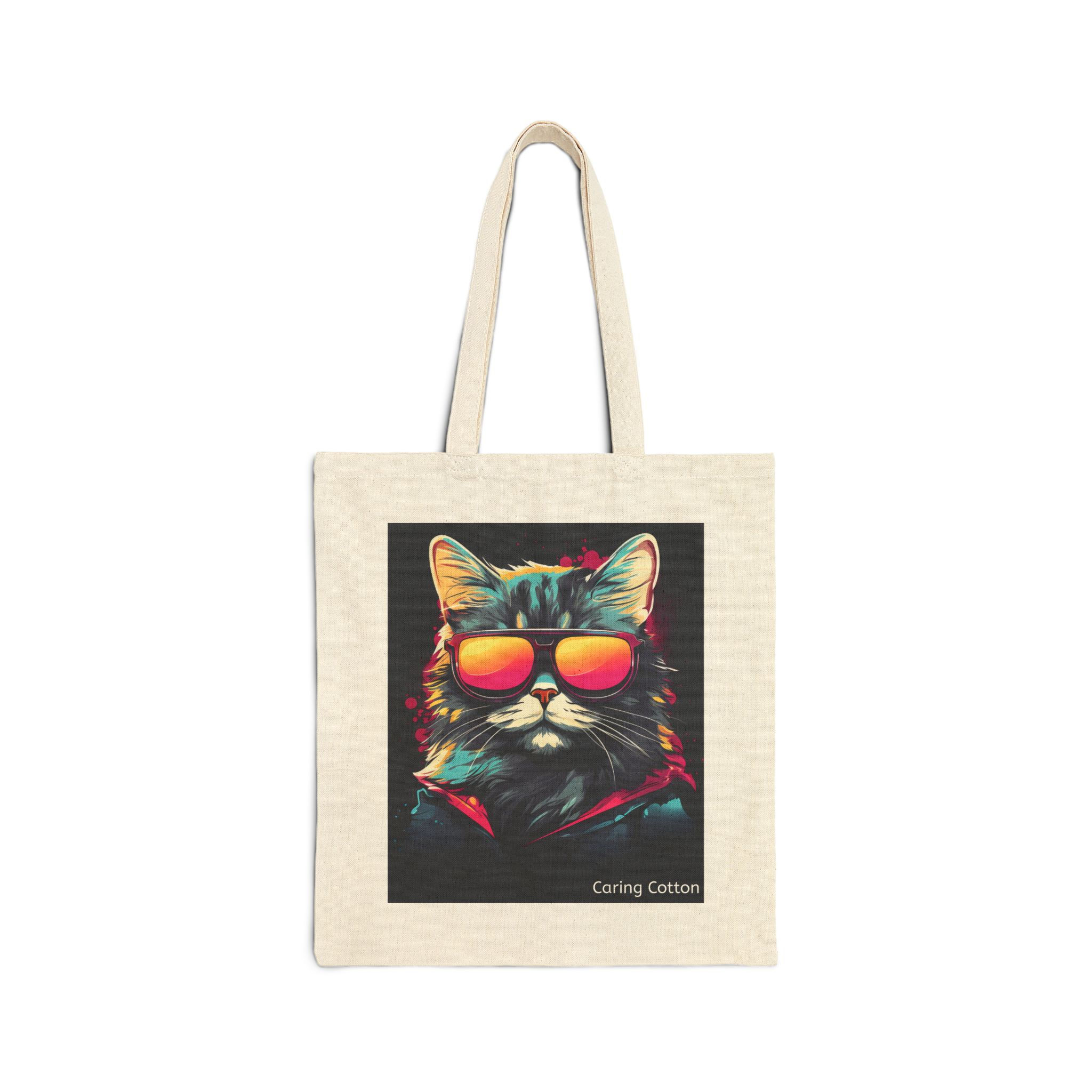 Cat Lover's Cotton Tote Bag