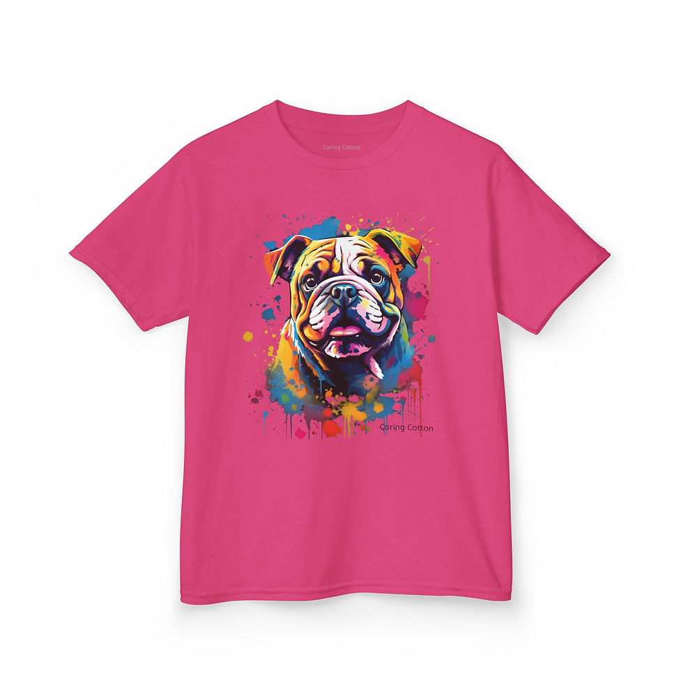 Thumbnail: Kids Bull Dog Pop Art Tee