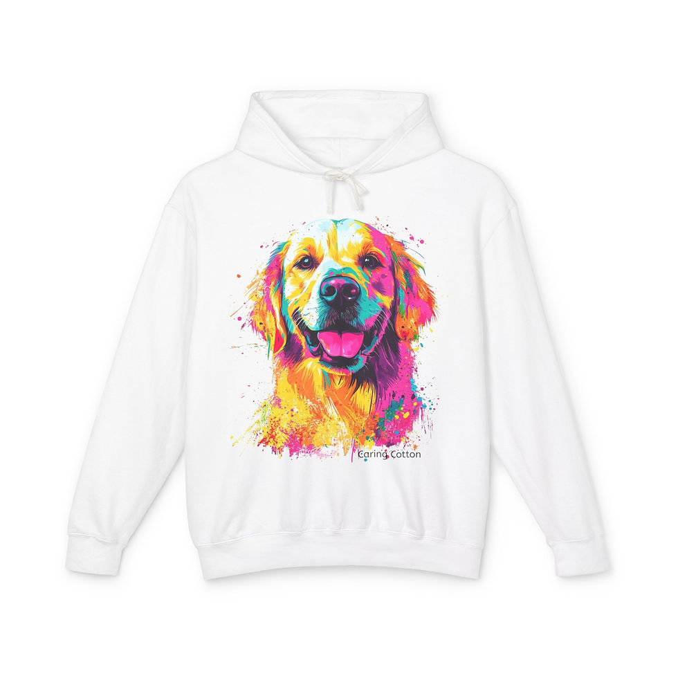 Thumbnail: Golden Retriever Pop Art Hooded Sweatshirt
