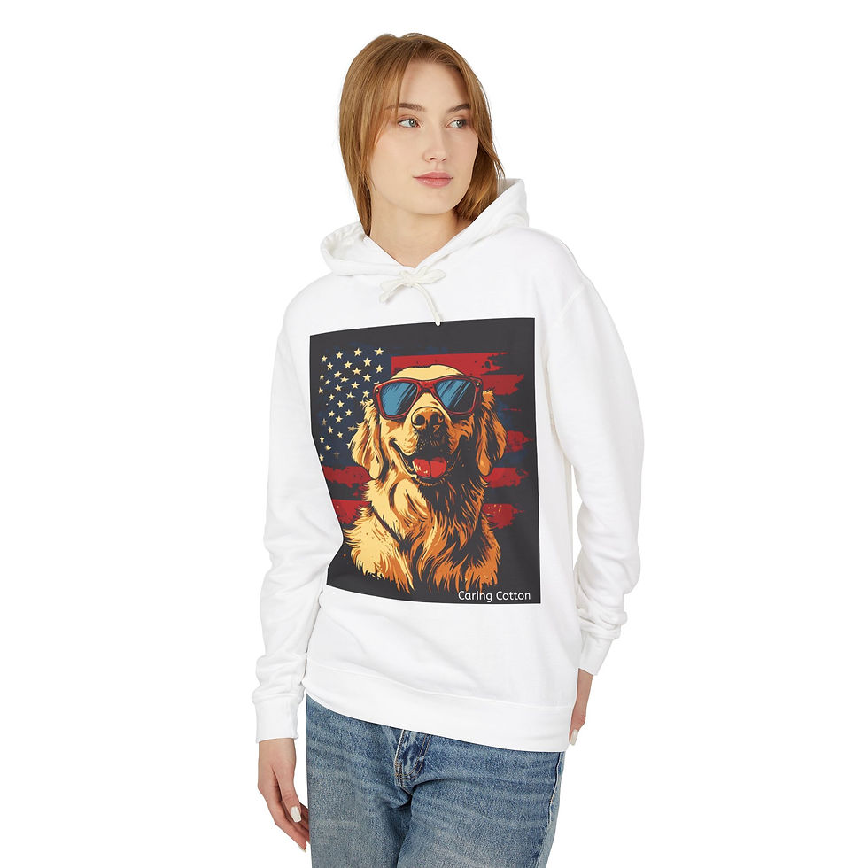 Thumbnail: Golden Retriever America! Sweatshirt