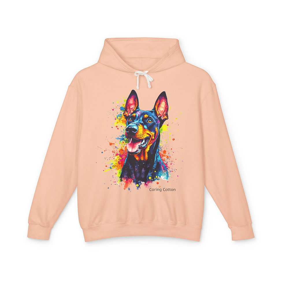 Thumbnail: Doberman Pinscher Pop Art Hooded Sweatshirt