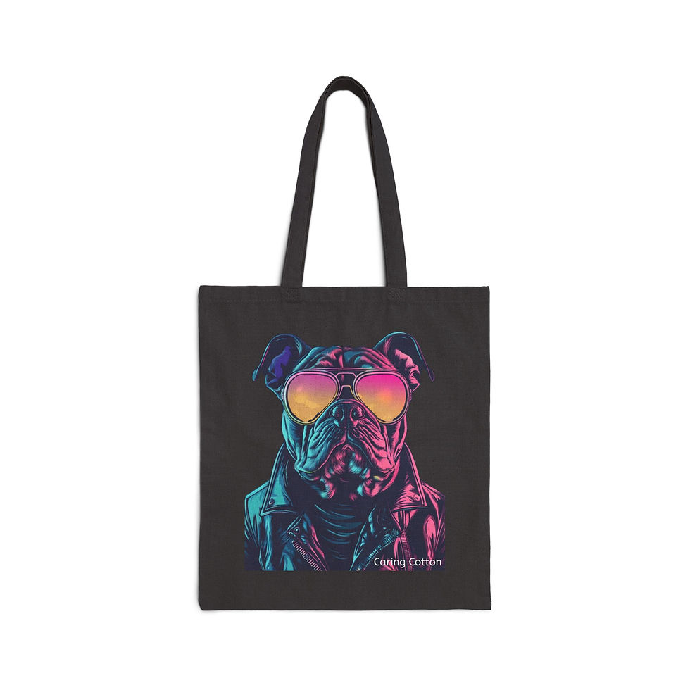 Thumbnail: Dog Lover's Cotton Tote Bag