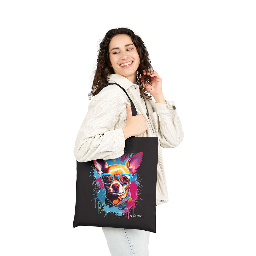 Thumbnail: Dog Lover's Cotton Tote Bag